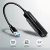 Axagon ADSA-FP2A Κάρτα διασύνδεσης USB 3.2 Gen 1 SATA Βύσμα αρσενικό Μαύρο