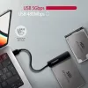 Axagon ADSA-FP2A Κάρτα διασύνδεσης USB 3.2 Gen 1 SATA Βύσμα αρσενικό Μαύρο