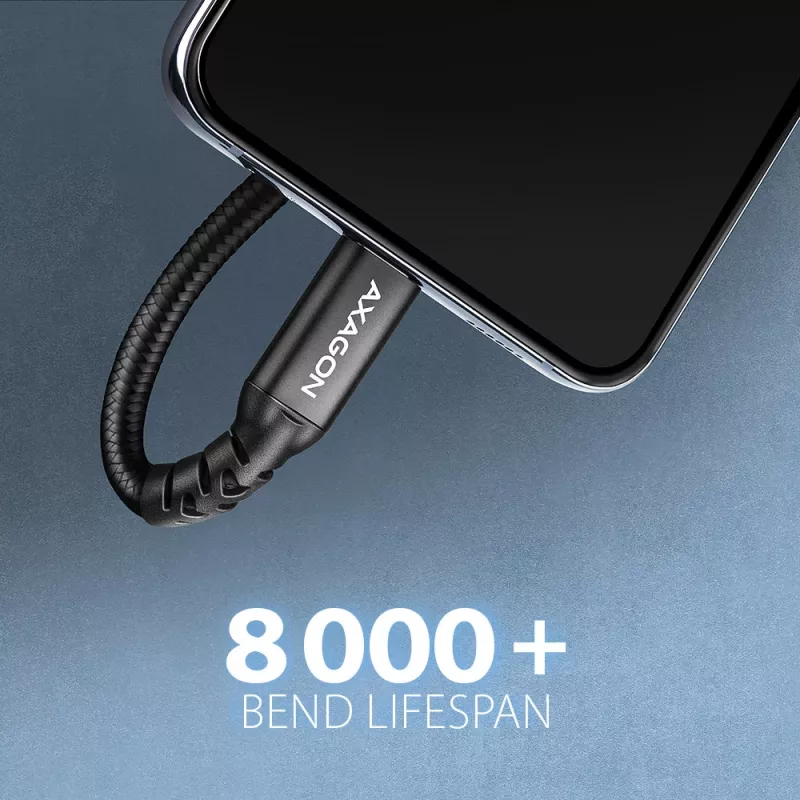 Axagon BUCM32-CF10AB SPEED+ USB-C USB 20Gbps Καλώδιο επέκτασης 1 m