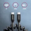 Καλώδιο USB Axagon BUCM-CM20TB 1,1m PD 60W 3A Μαύρο