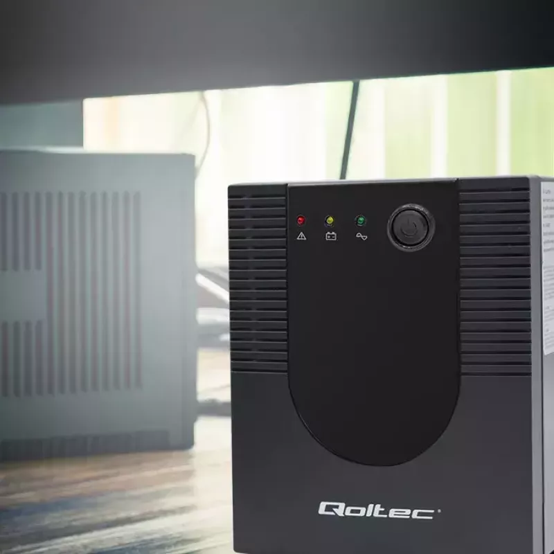 Qoltec 53777 UPS Line-Interactive 2 kVA 1200 W 4 πρίζες AC