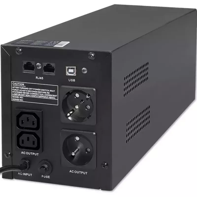 Qoltec 53777 UPS Line-Interactive 2 kVA 1200 W 4 πρίζες AC