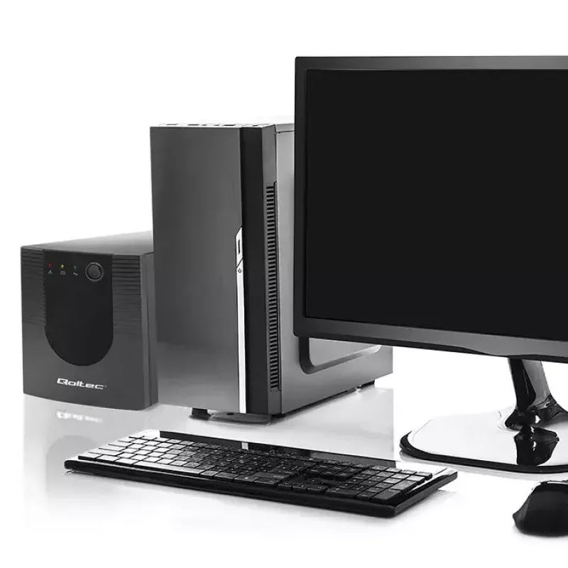Qoltec 53777 UPS Line-Interactive 2 kVA 1200 W 4 πρίζες AC