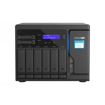 QNAP TS-855X SAN Tower Intel Atom® C5125 8 GB DDR4 0 TB QNAP QTS μαύρο