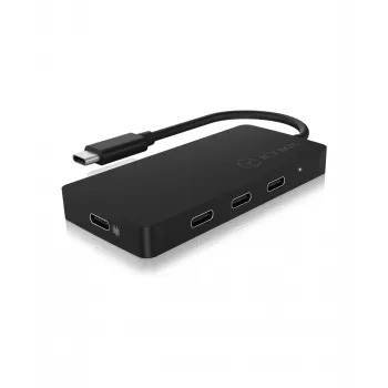 ICY BOX IB-HUB1429-CPD USB 3.2 Gen 2 (3.1 Gen 2) Type-C 10000 Mbit/s μαύρο