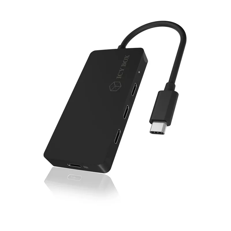 ICY BOX IB-HUB1429-CPD USB 3.2 Gen 2 (3.1 Gen 2) Type-C 10000 Mbit/s μαύρο
