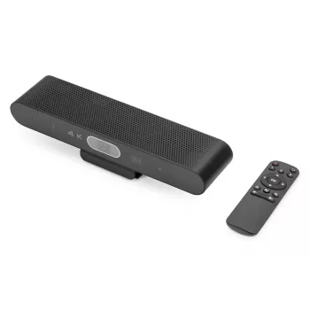 DIGITUS 4K All-in-One Video Bar Mini - σύστημα τηλεδιάσκεψης (2x μικρόφωνο / 1x ηχείο)