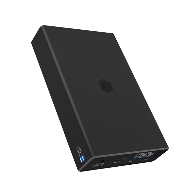 ICY BOX Θήκη RAID για 2x HDD/SSD USB 3.2 Gen 2 Type-C® / Type-A Διεπαφή