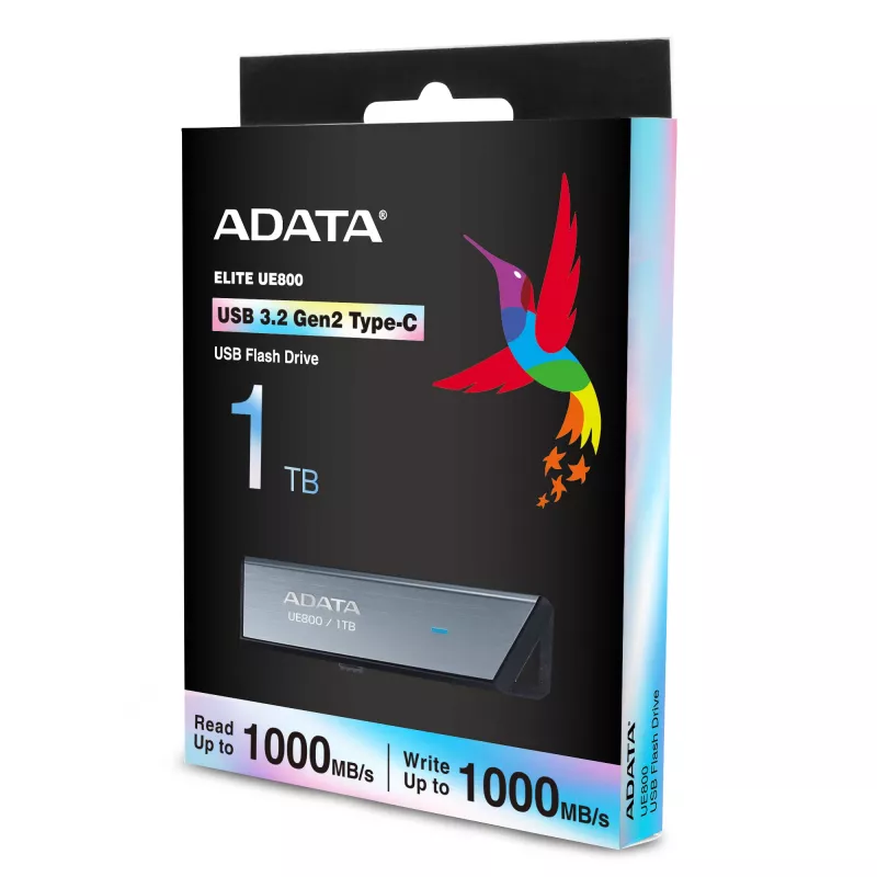 ADATA UE800 USB Stick 1 TB USB Type-C 3.2 Gen 2 (3.1 Gen 2) Ασημί