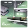 Axagon HMC-12GM2, USB 10Gbps Hub, 3x USB-A, USB-C, HDMI, DP, RJ-45, M.2, SD/mSD, Ήχος, PD