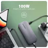 Axagon HMC-12GM2, USB 10Gbps Hub, 3x USB-A, USB-C, HDMI, DP, RJ-45, M.2, SD/mSD, Ήχος, PD