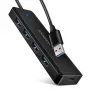 Axagon HUE-C1A 4x USB 5Gbps TRAVEL-Hub, USB-C Power-Είσοδος, 19 cm USB-A Καλώδιο