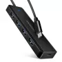 Axagon HUE-C1C 4x USB 5Gbps TRAVEL Hub, USB-C Power IN, 19 cm USB-C Καλώδιο
