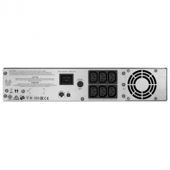 APC Smart-UPS C, Line-Interactive, 2000VA, Rackmount 2U, 230V, 6x IEC C13-Πρίζες, USB και Σειριακή Επικοινωνία, AVR, Γραφικό LCD