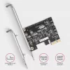 Εσωτερικός προσαρμογέας SATA Axagon PCES-SJ2 PCIe 2 Gbit/s Μαύρο