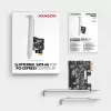 Εσωτερικός προσαρμογέας SATA Axagon PCES-SJ2 PCIe 2 Gbit/s Μαύρο