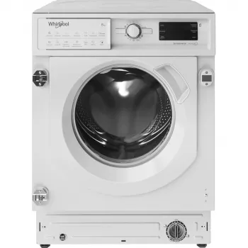 Whirlpool BI WMWG 81485 PL εντοιχιζόμενο πλυντήριο ρούχων, εμπρόσθιας φόρτωσης, 8 kg, 14 προγράμματα, ενεργειακή κλάση B, λευκό