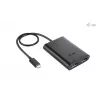 i-tec USB-C Dual 4K Προσαρμογέας βίντεο DisplayPort