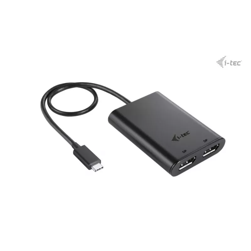 i-tec USB-C Dual 4K Προσαρμογέας βίντεο DisplayPort