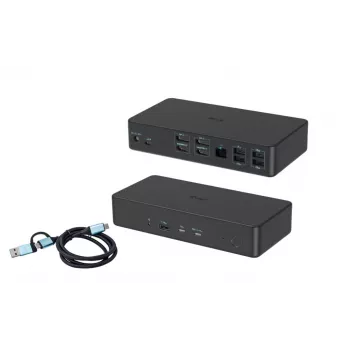 i-tec USB 3.0 / USB-C / Thunderbolt 3 Professional Dual 4K Display Σταθμός σύνδεσης Generation 2 + Power Delivery 100W
