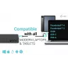 i-tec USB 3.0 / USB-C / Thunderbolt 3 Professional Dual 4K Display Σταθμός σύνδεσης Generation 2 + Power Delivery 100W