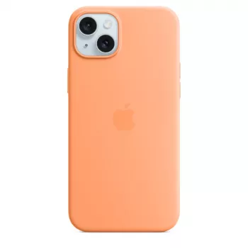 Apple Θήκη σιλικόνης με MagSafe για iPhone 15 Plus Sorbet Orange