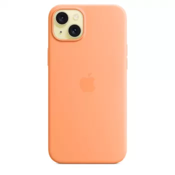 Apple Θήκη σιλικόνης με MagSafe για iPhone 15 Plus Sorbet Orange