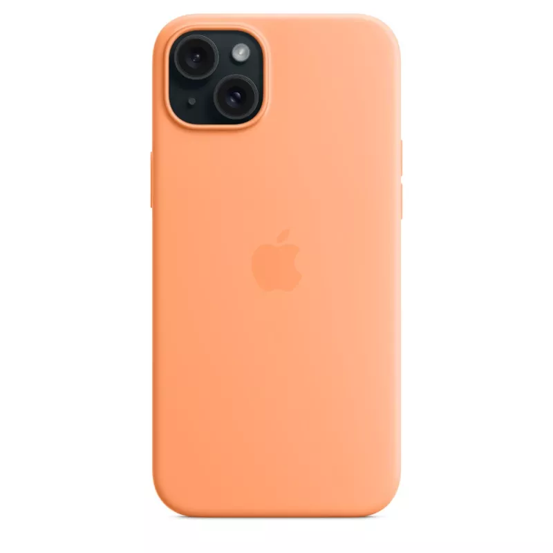Apple Θήκη σιλικόνης με MagSafe για iPhone 15 Plus Sorbet Orange