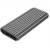 GEMBIRD EE2280-U3C-03 εξωτερική θήκη SSD M.2 NVMe/SATA, USB 3.1 Gen 2 (10 Gbit/s), USB Type-C, RGB, αλουμίνιο
