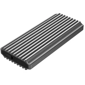 GEMBIRD EE2280-U3C-03 εξωτερική θήκη SSD M.2 NVMe/SATA, USB 3.1 Gen 2 (10 Gbit/s), USB Type-C, RGB, αλουμίνιο