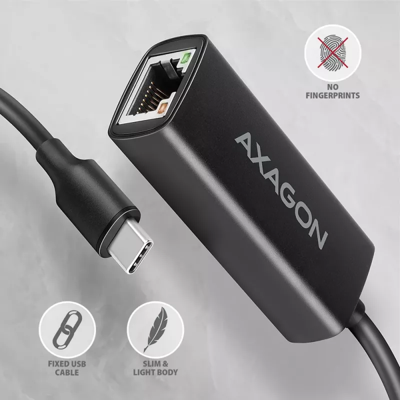 Axagon ADE-ARC USB-C 3.2 Gen 1 - Προσαρμογέας Gigabit Ethernet, Realtek 8153