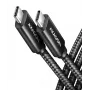 Καλώδιο USB Axagon BUCM4X-CM10AB USB4 Gen 3x2 1m μαύρο