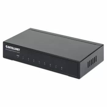 Intellinet 8-Port Gigabit Ethernet Switch, μέγεθος desktop, μεταλλικό κουτί, IEEE 802.3az (Energy Efficient Ethernet)
