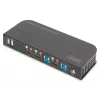DIGITUS KVM Switch - 2x1 HDMI, HDMI Out, USB, 4Kx2K@60Hz