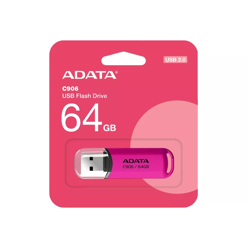 ADATA AC906-64G-RPP USB stick 64 GB USB Type-A 2.0 ροζ