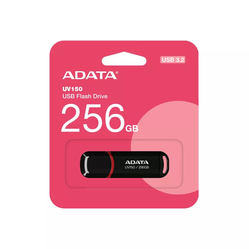 ADATA UV150 USB stick 256 GB USB Type-A 3.2 Gen 1 (3.1 Gen 1) μαύρο