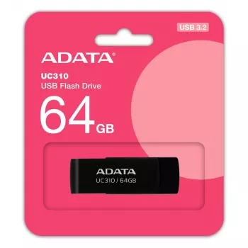 ADATA UC310 USB stick 64 GB USB Type-A 3.2 Gen 1 (3.1 Gen 1) μαύρο