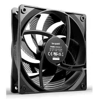be quiet! Pure Wings 3 120mm PWM High-Speed ανεμιστήρας κουτιού 12 cm μαύρος 1 τεμ.
