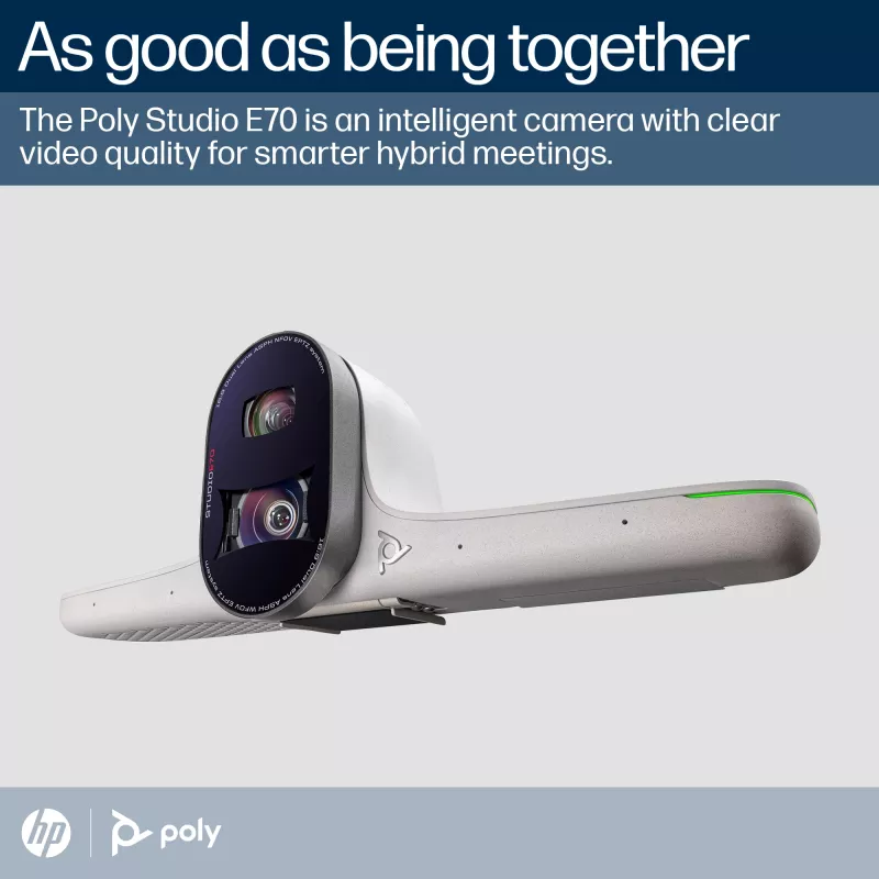 Smart Camera POLY Studio E70 20 MP 4K Ultra HD λευκή