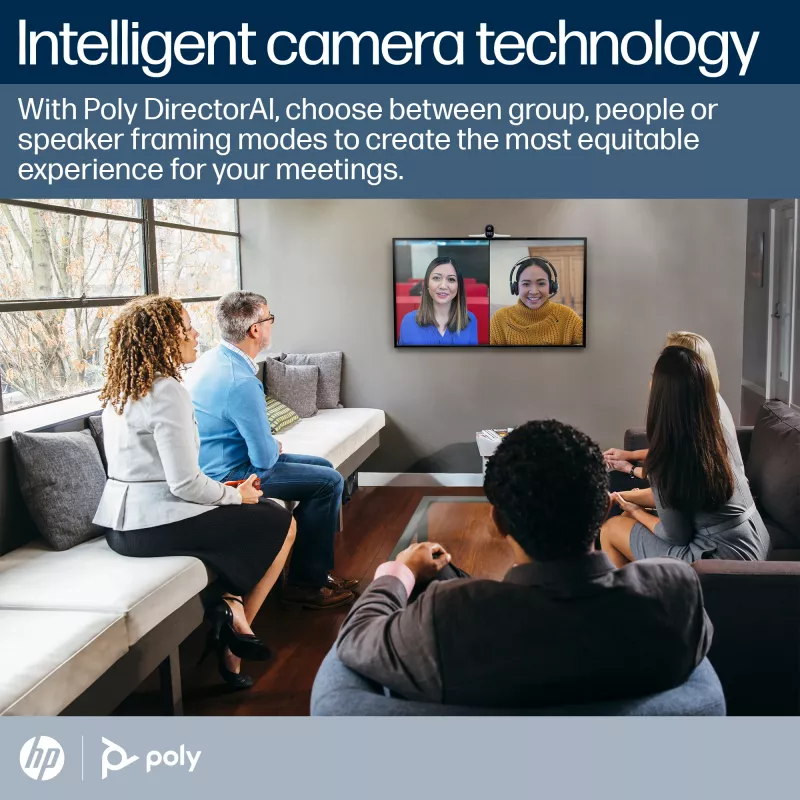 Smart Camera POLY Studio E70 20 MP 4K Ultra HD λευκή