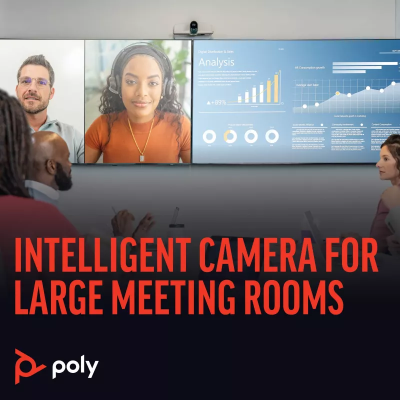 Smart Camera POLY Studio E70 20 MP 4K Ultra HD λευκή