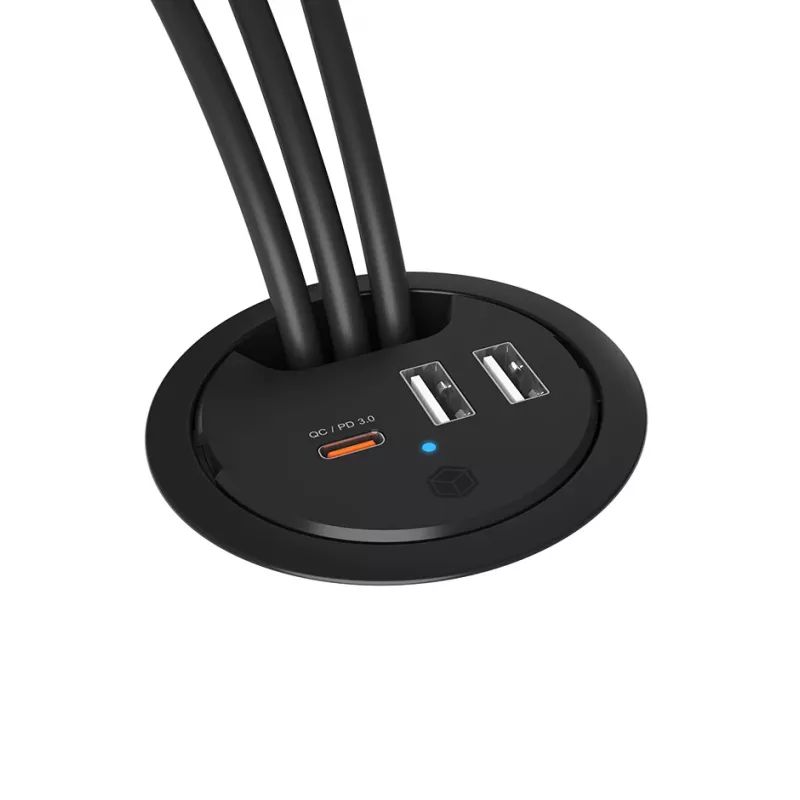 ICY BOX Επιτραπέζιος φορτιστής USB με Power Delivery & Quick Charge