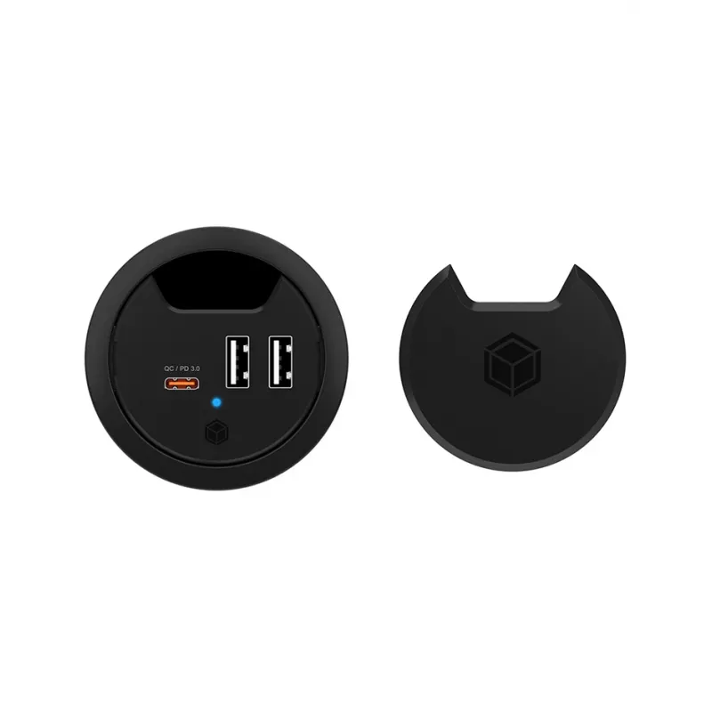 ICY BOX Επιτραπέζιος φορτιστής USB με Power Delivery & Quick Charge