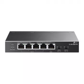 TP-Link TL-SG1005P-PD Διακόπτης δικτύου Gigabit Ethernet (10/100/1000) Power over Ethernet (PoE) Μαύρο
