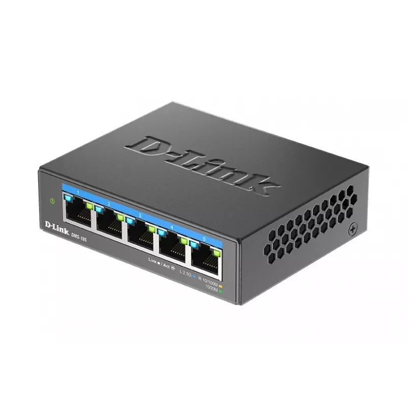 D-Link 5-Port 2.5G Multi-Gigabit Desktop Switch Unmanaged L2 5x2.5G Θύρες