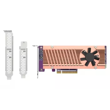 QNAP QM2-2P-384A Κάρτες διασύνδεσης/Προσαρμογείς Εσωτερικοί M.2 PCIe 3.0 32 Gbit/s