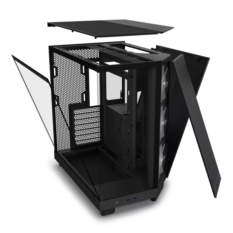 Κουτί PC NZXT H6 Air Flow Midi Tower Μαύρο