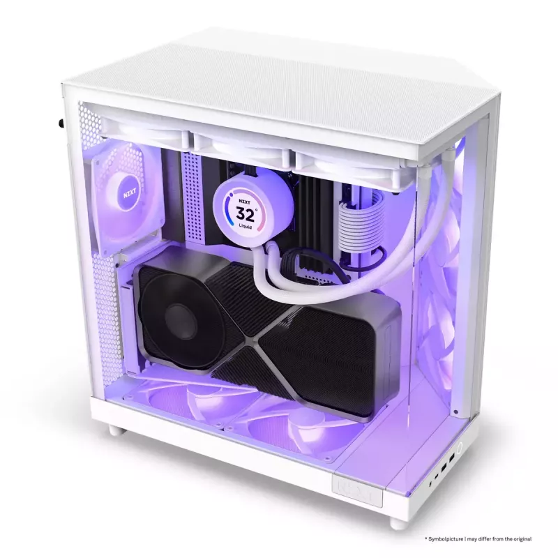 Κουτί PC NZXT H6 Air Flow Midi Tower Λευκό