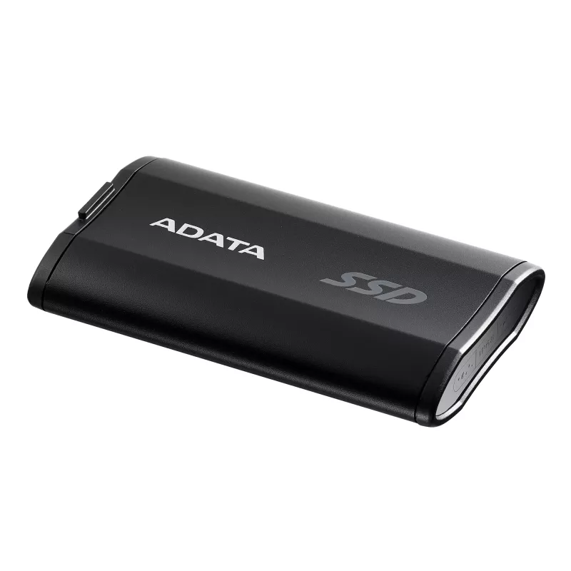 Φορητός SSD ADATA SD810 500 GB — USB Type-C, USB 3.2 Gen 2x2, 2000 MB/s, IP68, αλουμίνιο, μαύρος