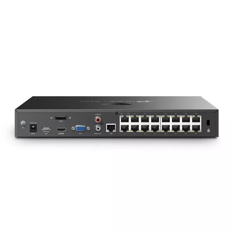 TP-Link VIGI NVR2016H-16P δικτυακός βίντεο εγγραφέας μαύρος